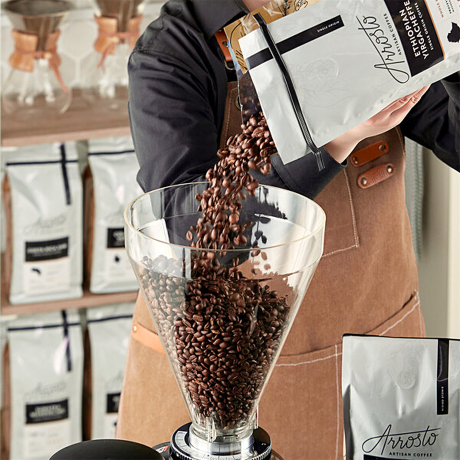 Arrosto Ethiopia Yirgacheffe Single Origin Whole Bean Coffee 2 lb