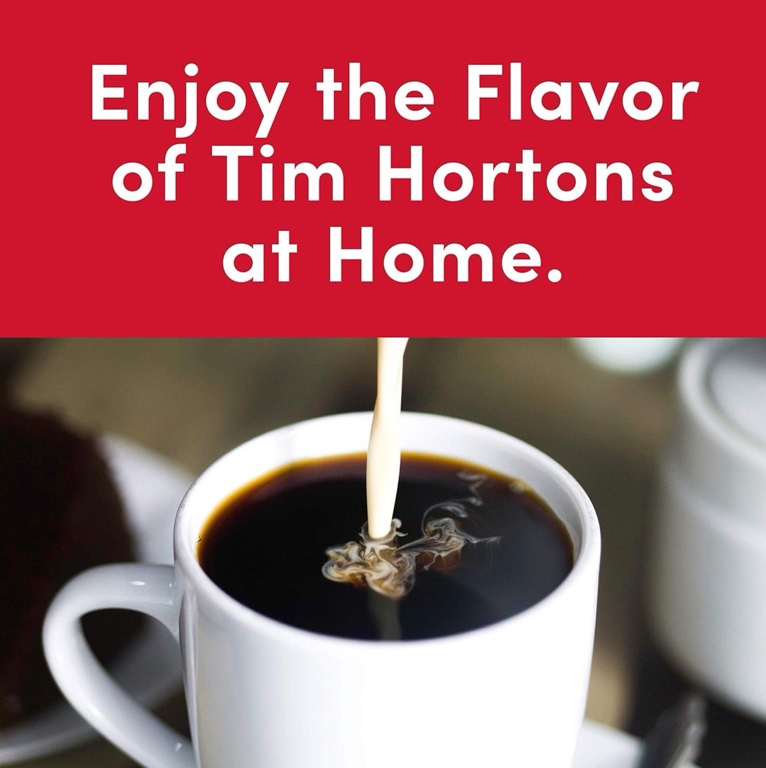 Tim Hortons Whole Bean Medium Roast with 100% Arabica Canada’s Favorite Coffee