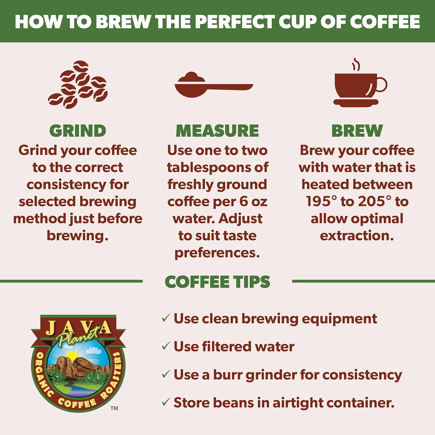Java Planet Low Acid Coffee Organic Colombian Single Origin Whole Bean