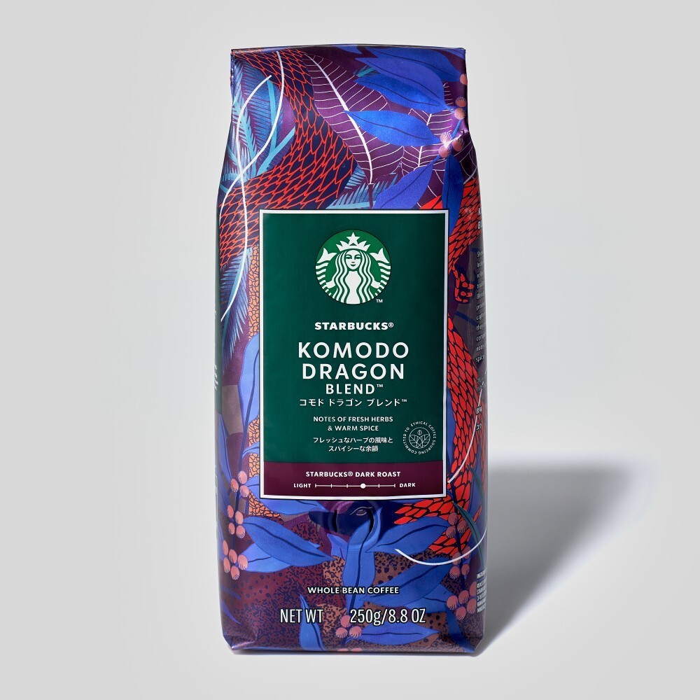 〈Starbucks Japan〉KOMODO DRAGON BLEND whole bean coffee 8.8oz 250g