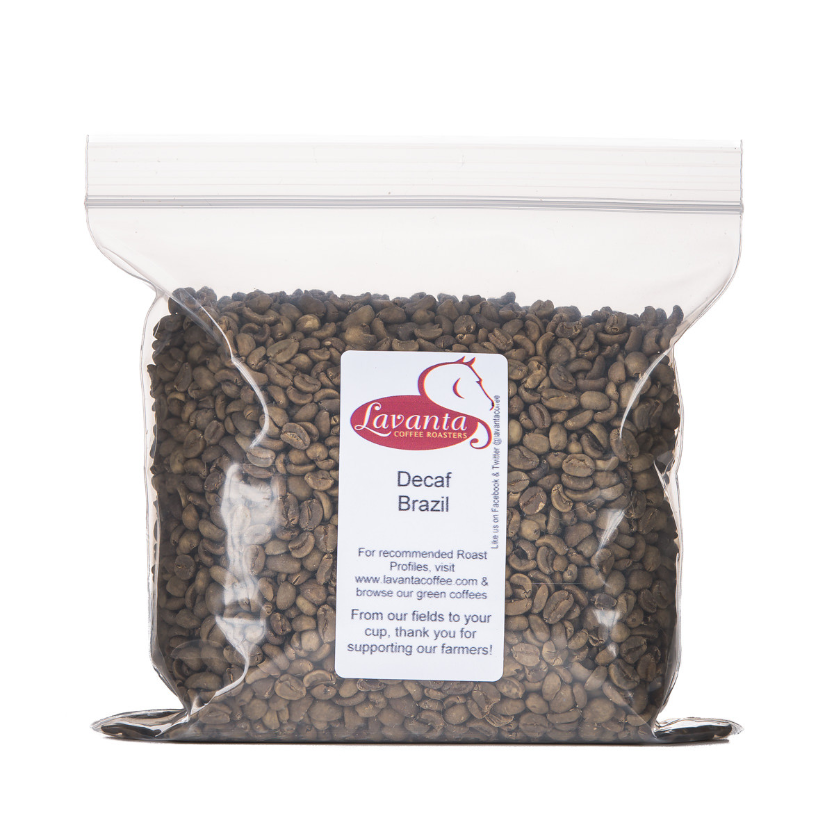 Lavanta Coffee Decaf Brazil Arabica Green or Roasted Coffee