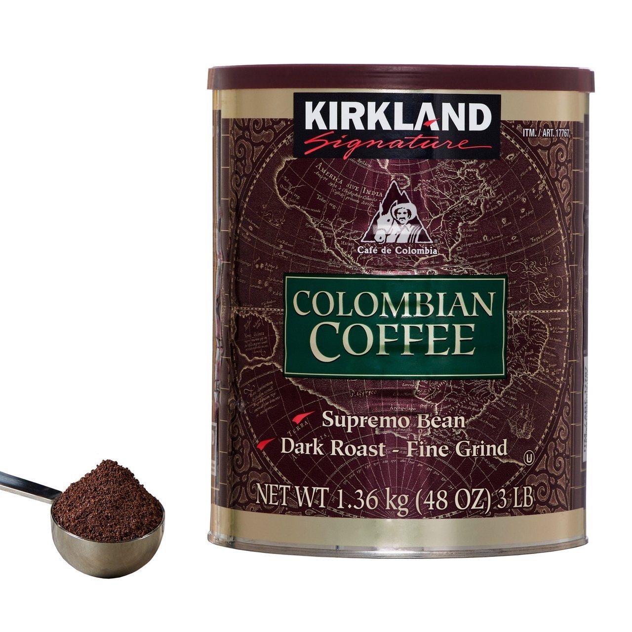 Kirkland Signature 100% Colombian Coffee, 3 Pound