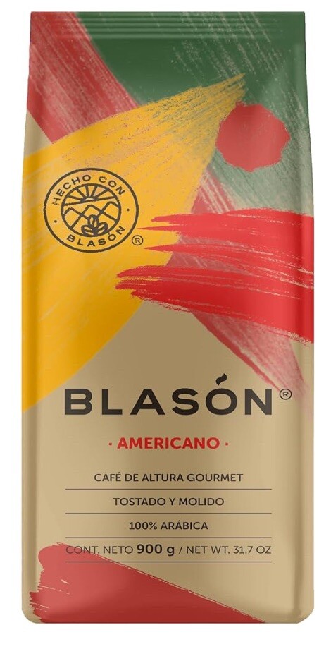 2 Mexican Blason Americano Coffee 900 Gr / 2 Pack 31.7 oz