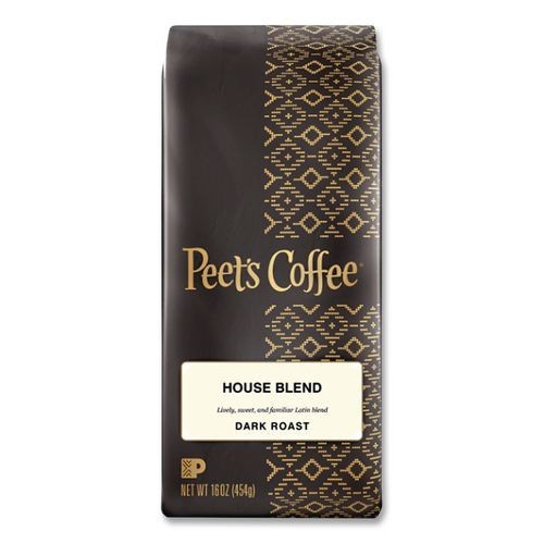 Peet’s Coffee & Tea Bulk Coffee, House Blend, Ground, 1 lb Bag