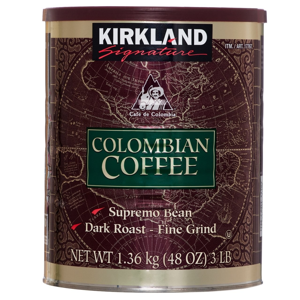 Kirkland Signature 100% Colombian Coffee, 3 Pound