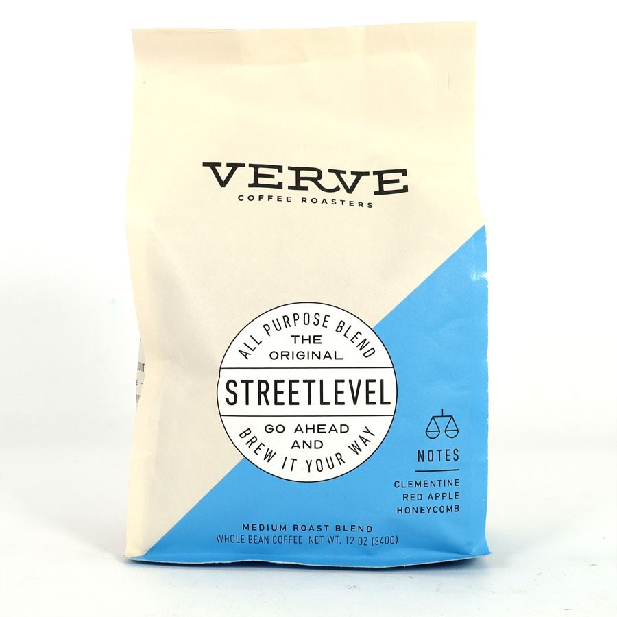 Verve Coffee Roasters, Street Level Medium Roast Whole Bean 12 oz Best By: 11/25