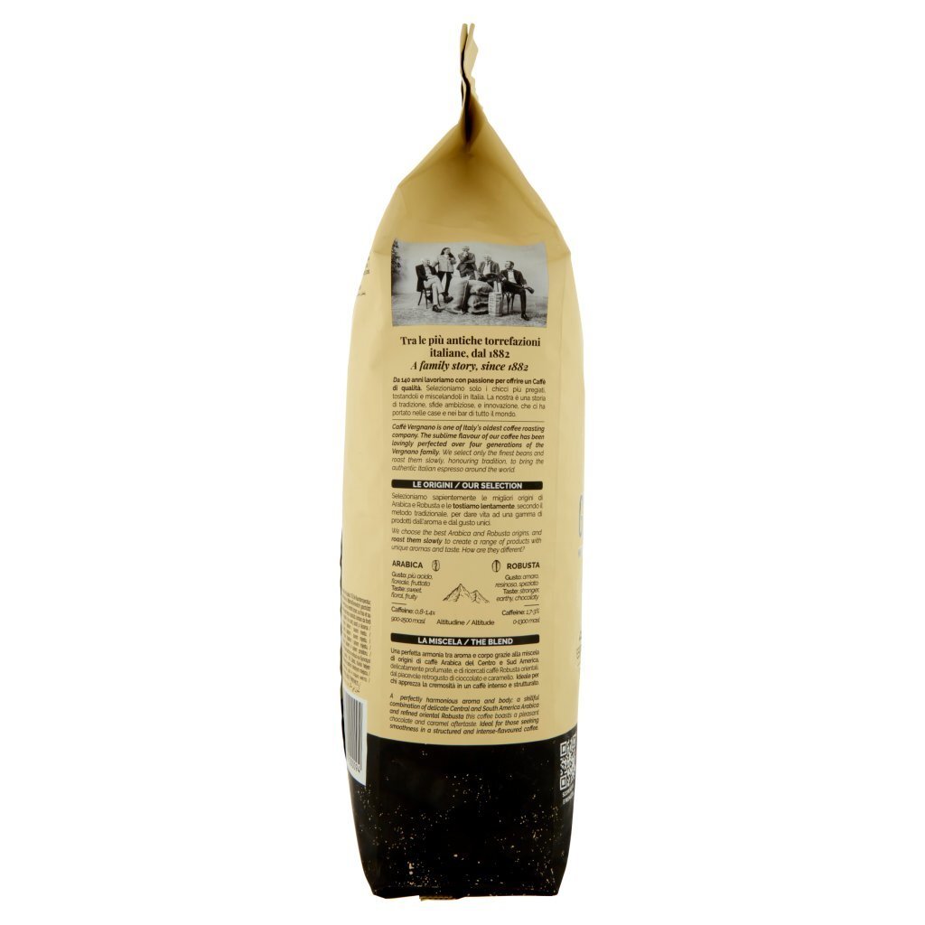 Vergnano Coffee | Caffè Grande Aroma Grani | 35,2 Oz /1000 Gr | Caffe Vergnano