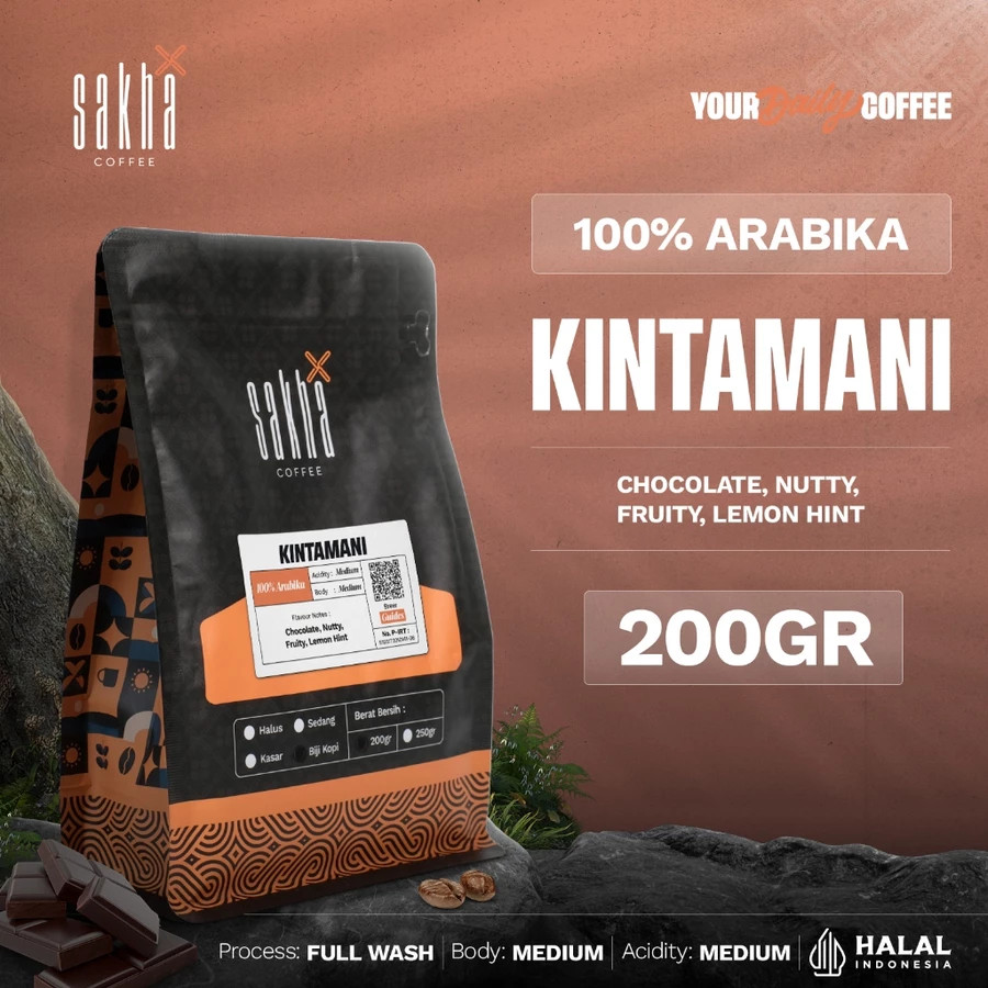 Biji Kopi Bubuk Arabika Bali Kintamani Arabica Coffee Beans Coffe Espresso 200gr
