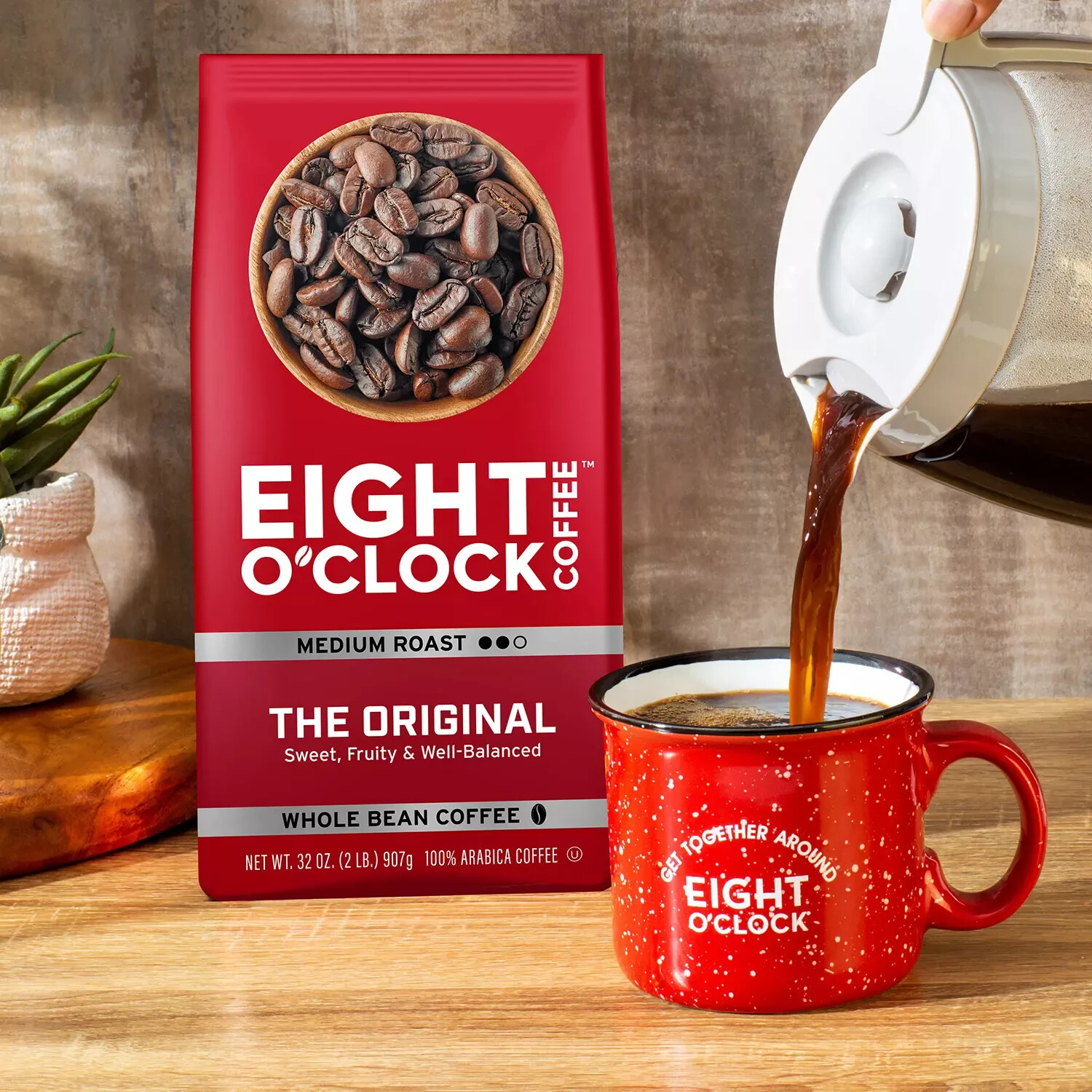 Eight O’Clock Original Medium Roast Coffee 40oz Whole Bean Bag