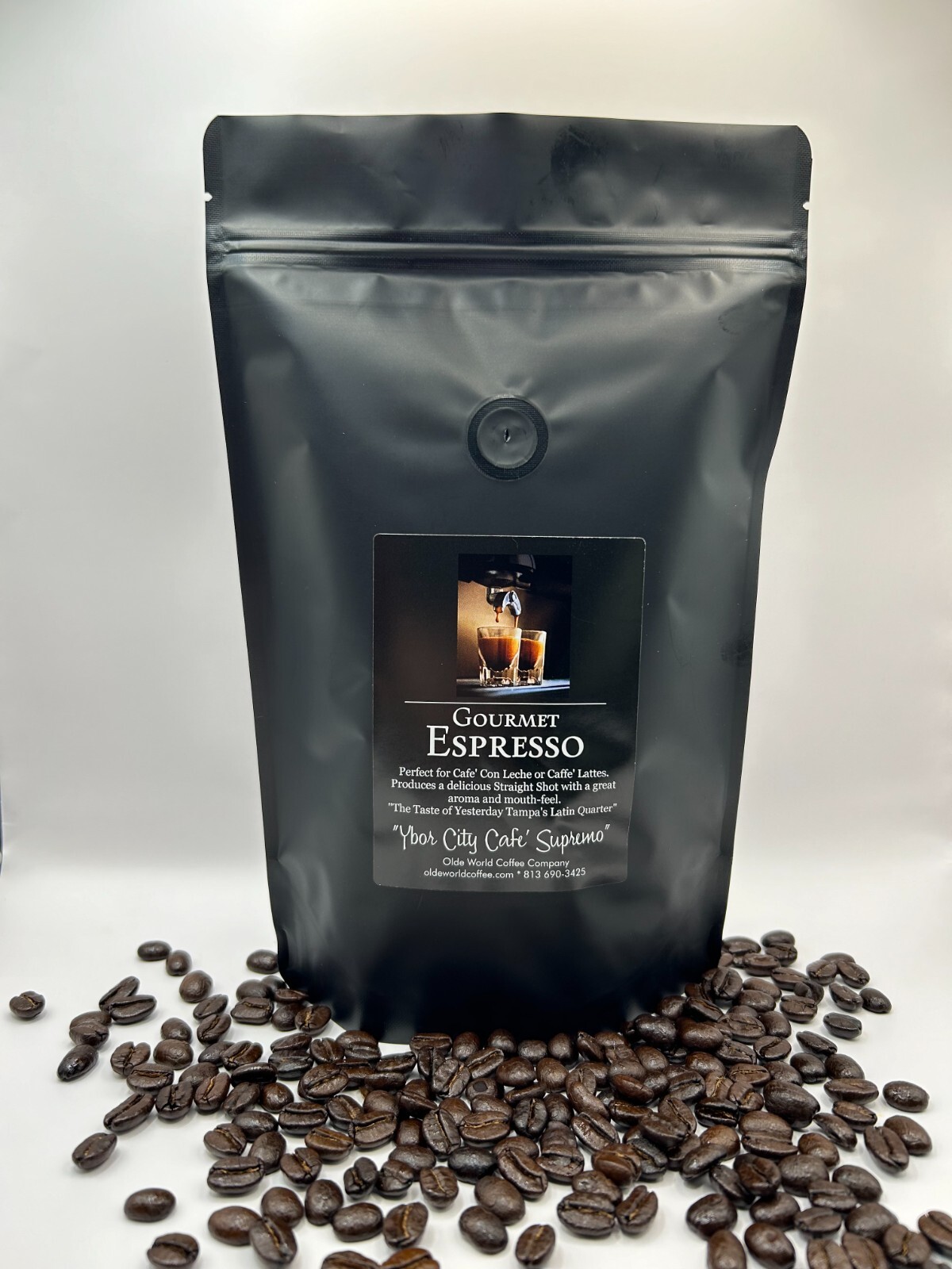2026 – Ybor City Cafe Supremo – 1 bag (12 oz) Whole Bean Espresso Dark Roast