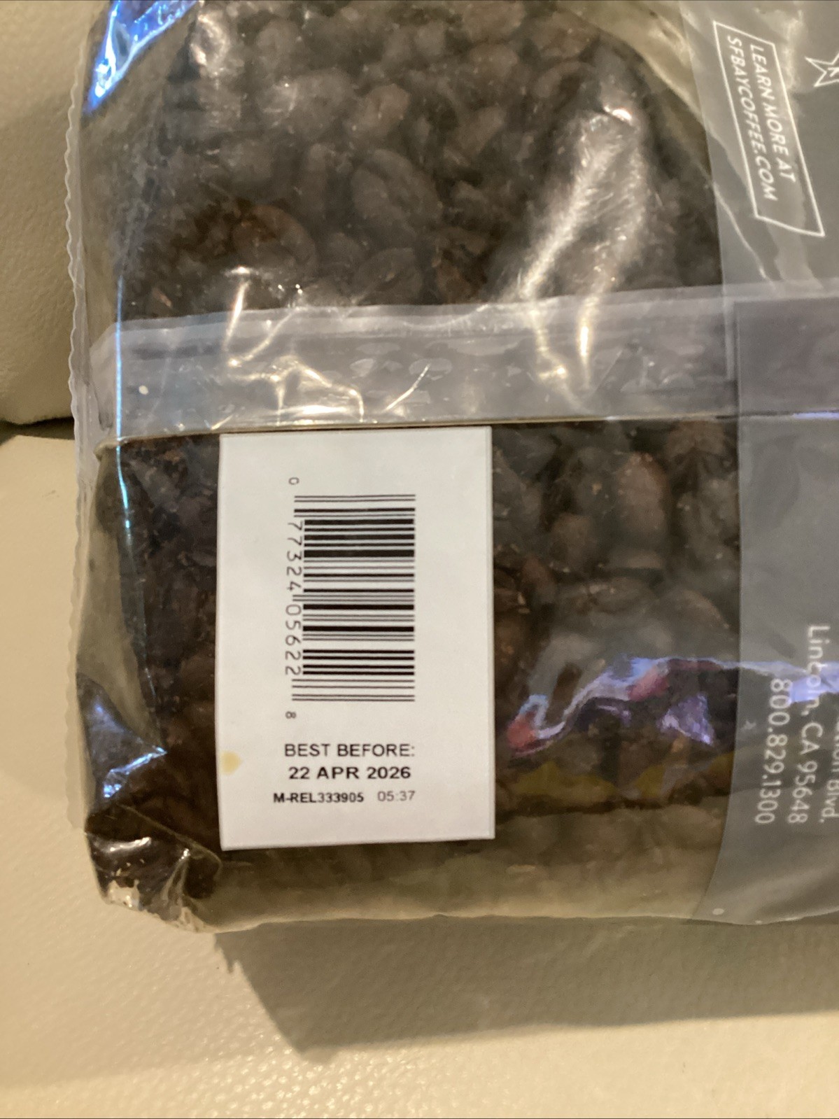 San Francisco Bay Whole Bean Coffee – Hazelnut Crème (2lb Bag), Flavored, Med…