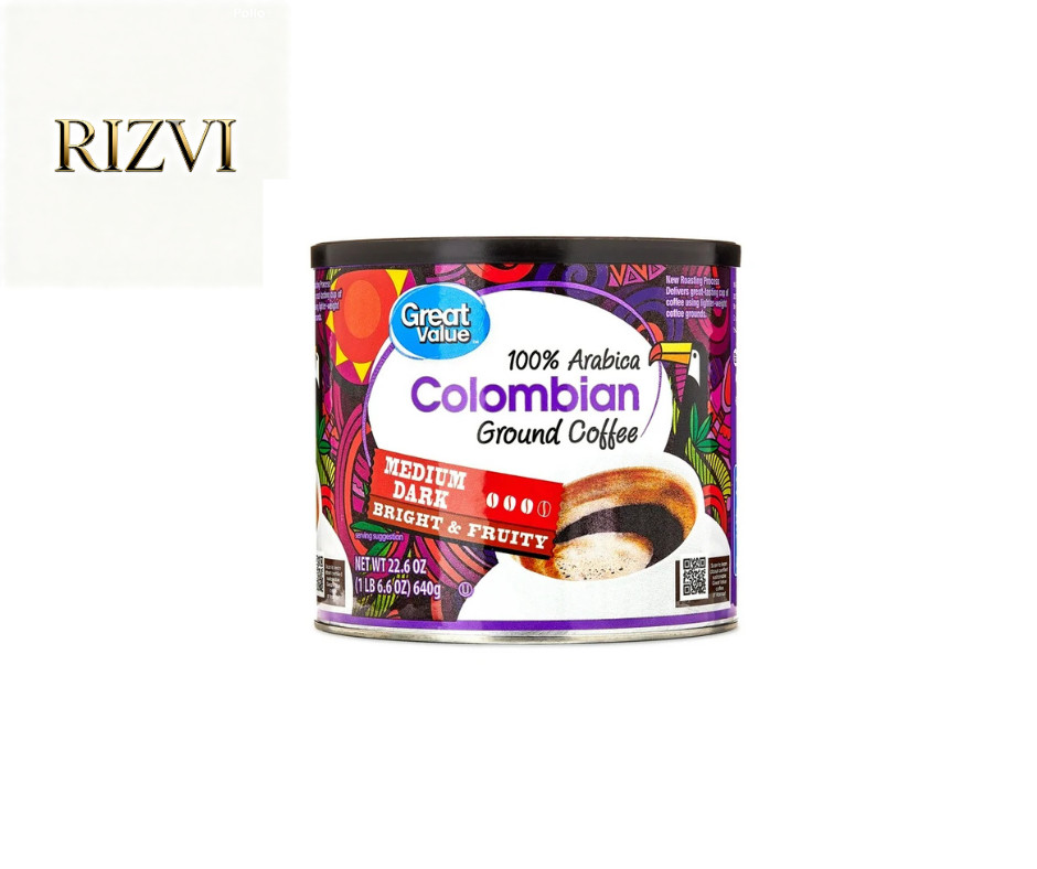 Great Value Colombian Medium Dark Roast Coffee 22.6oz