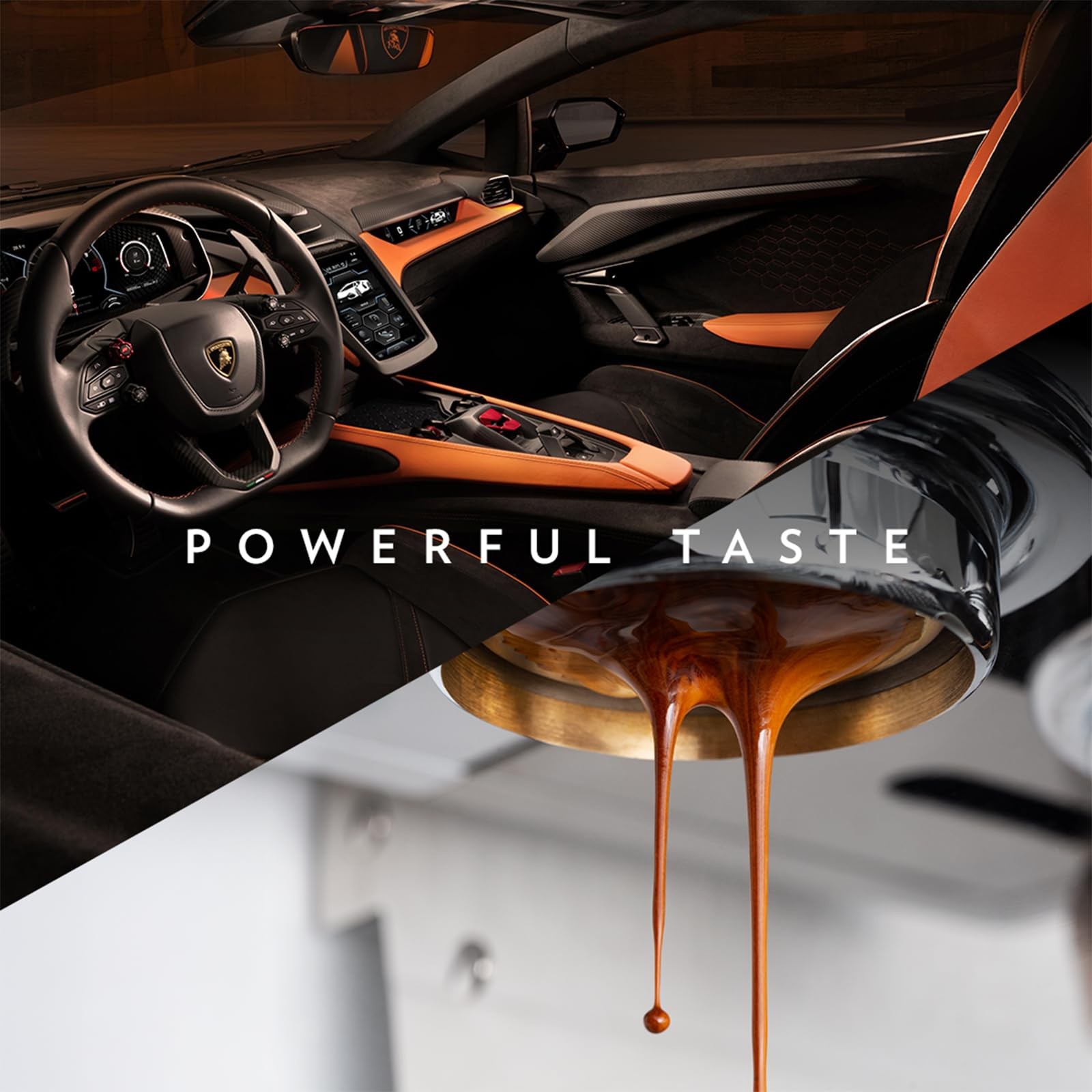 Espresso Whole Bean for Automobili Lamborghini, Dark Roast, Arabica and Robus…
