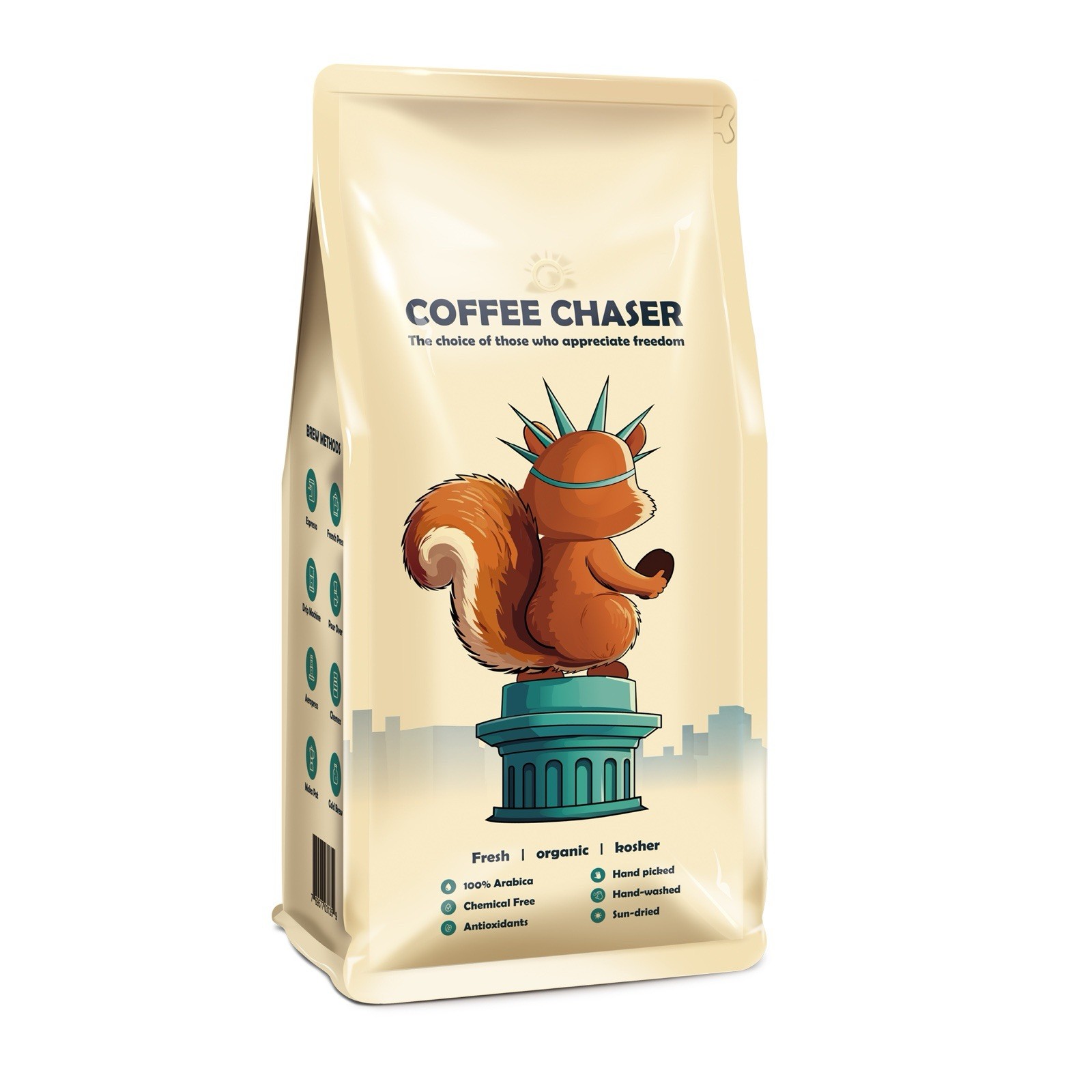 Coffee Chaser Freshly Medium Roasted Colombian Coffee Beans