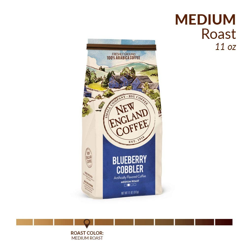 Blueberry Cobbler 11oz Medium Roast Ground Coffee – Gluten Free Delight