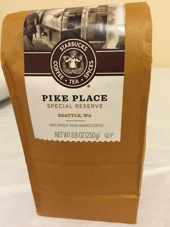 Starbucks Reserve 8.8oz Seattle Pike Place Coffee Bag First & Original Store