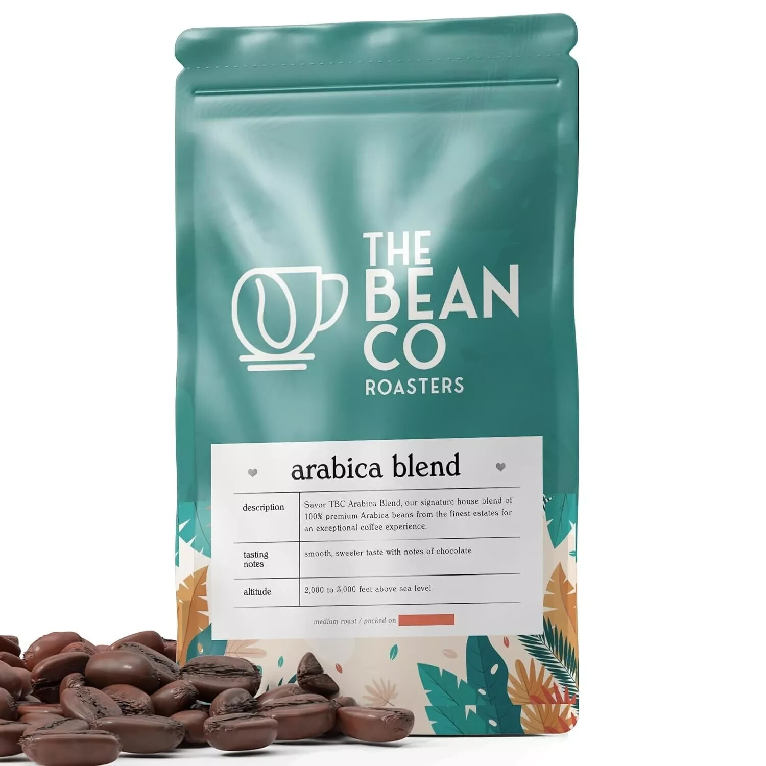 THE BEAN CO Arabica Blend (Whole Bean, 500 g) Free Shipping World Wide