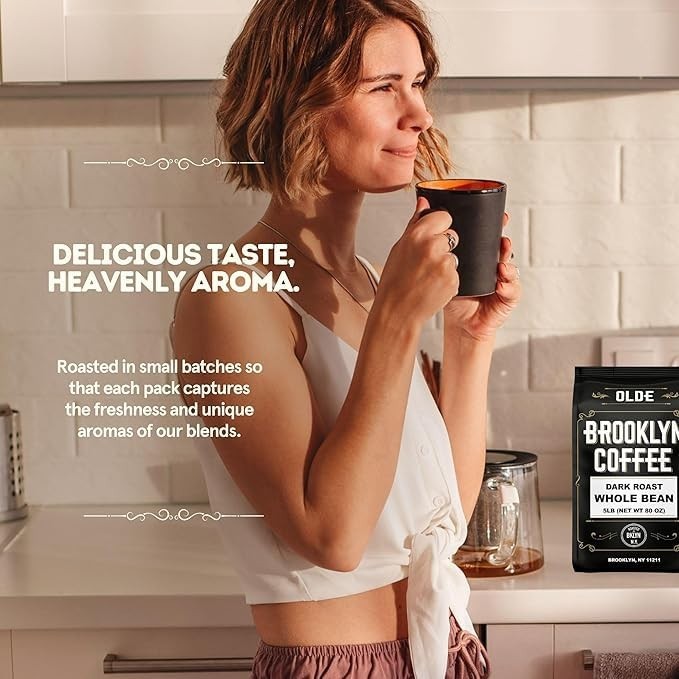 32oz Whole Bean Classic Dark Roast – Smooth and Bold NYC Roasted Coffee