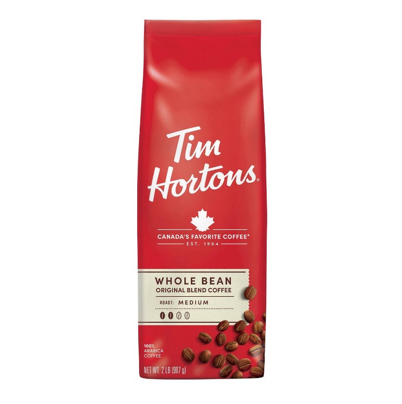 Tim Hortons Original Blend Ground Coffee, 100% Arabica Medium Roast, 32(oz.) Bag