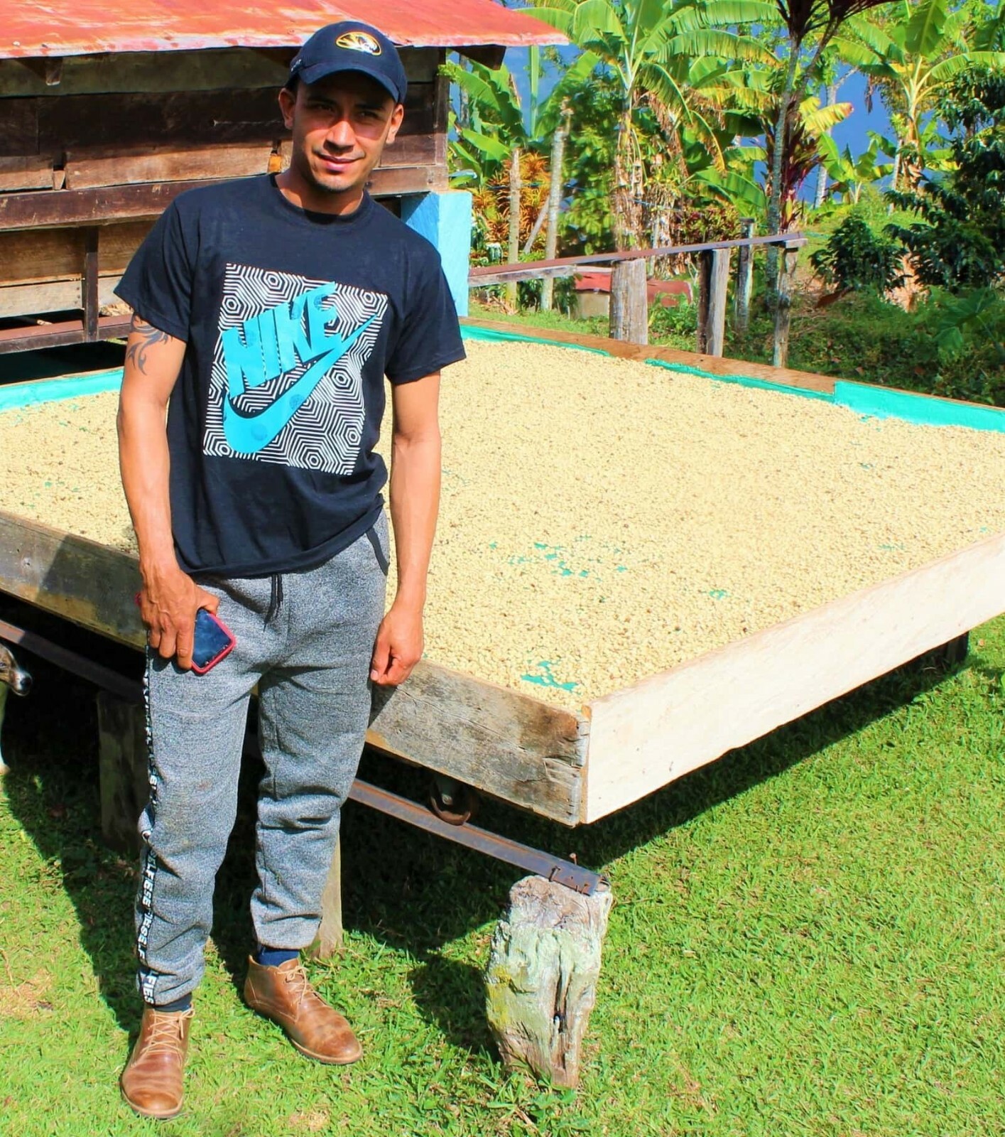 green coffee beans 5 pounds Anaerobic natural process.
