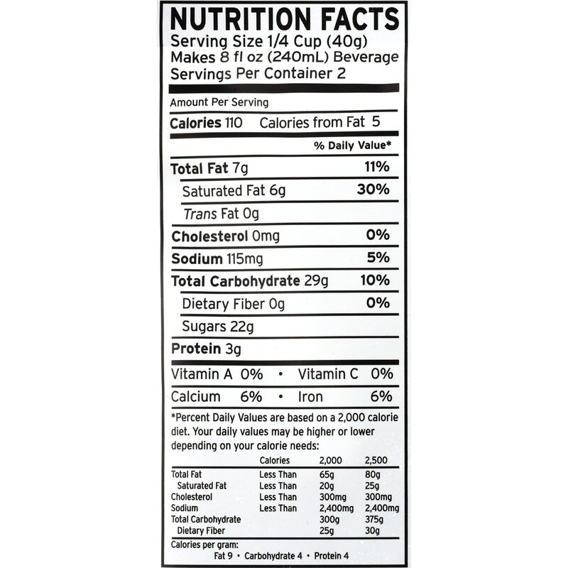 Cocoa Frappe Mix 12 Pack Dessert Drink Caffeine Free Gluten Free Kosher New US