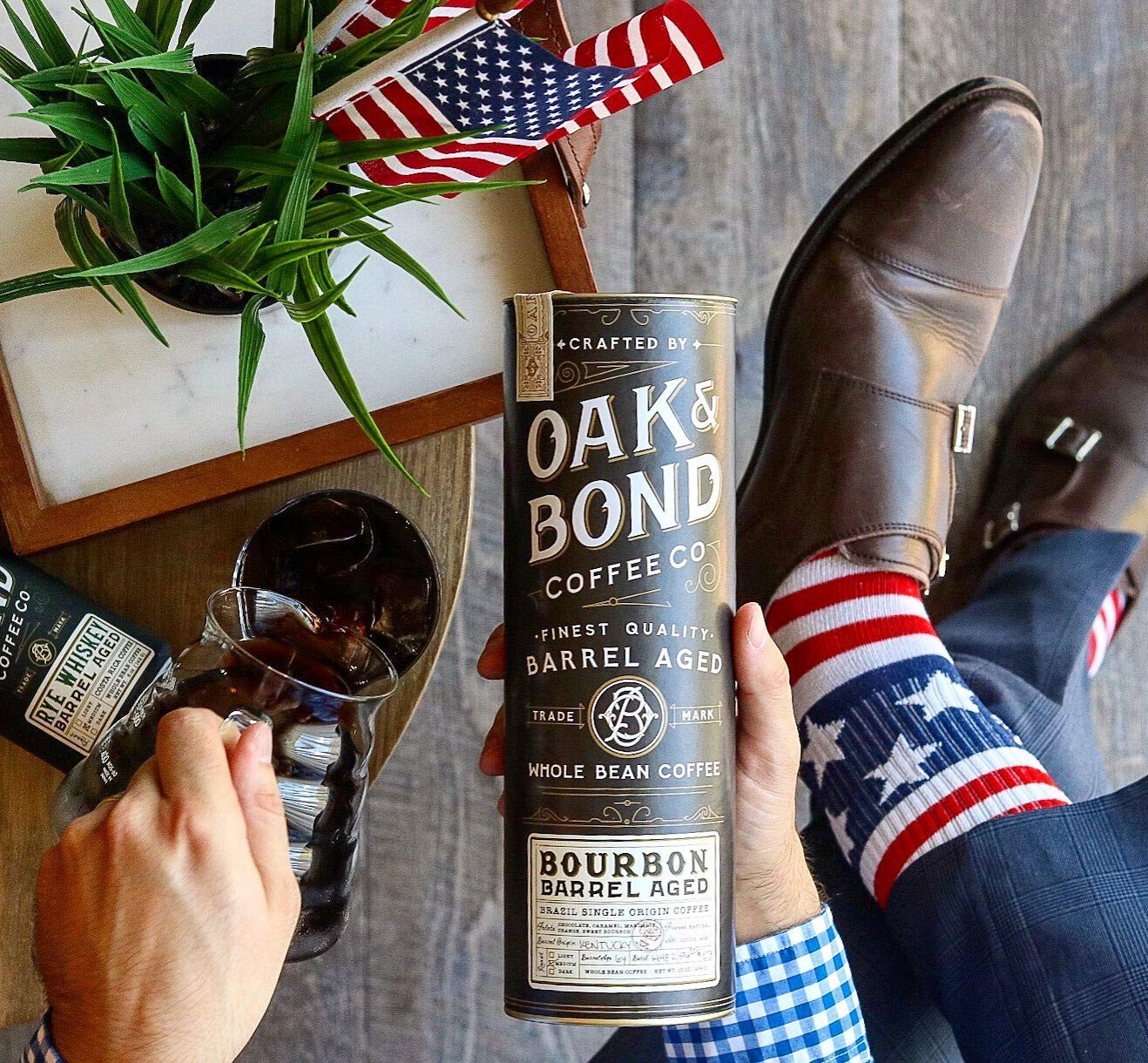 Signature Bourbon Barrel Aged Coffee – 10oz Brazilian Medium Roast Elegance