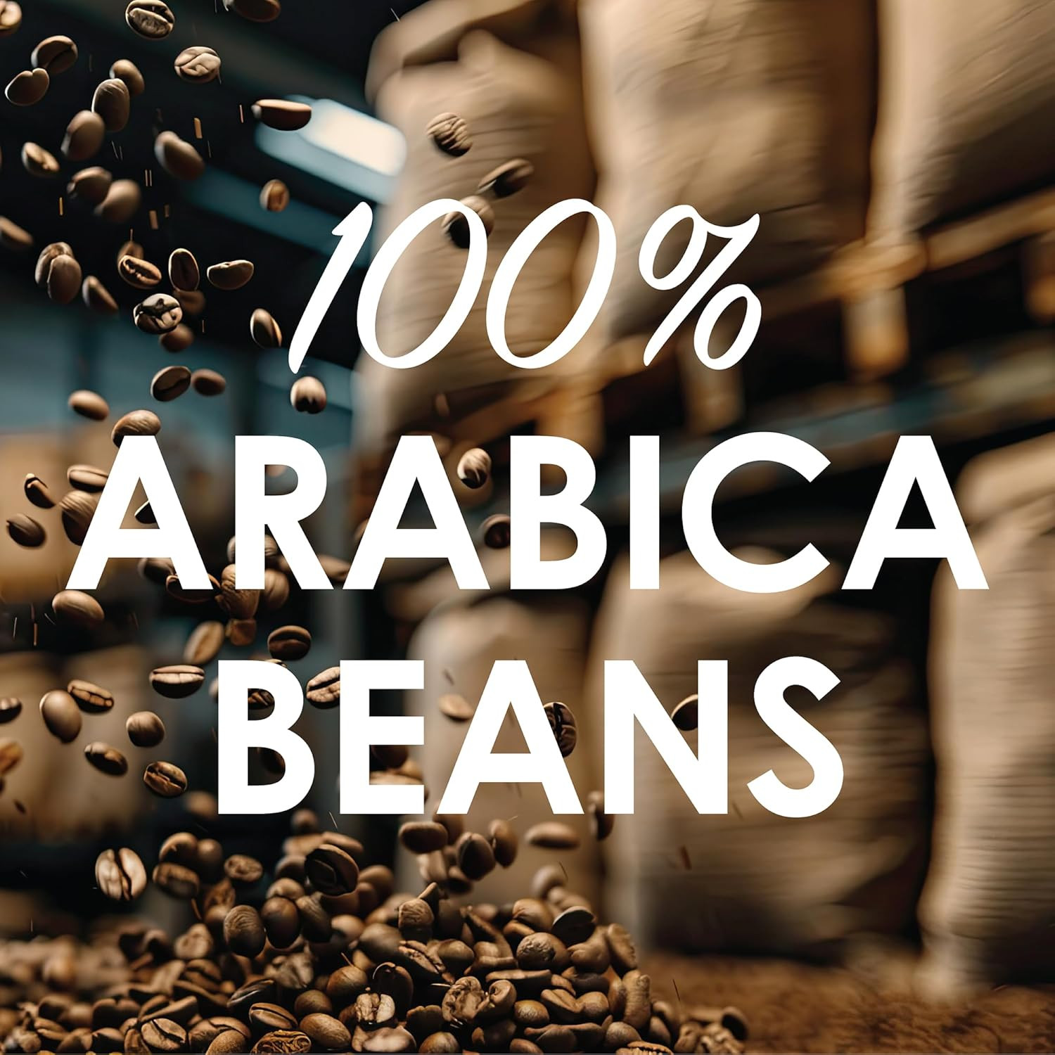 Coffee, Blue Mountain Blend – Medium-Light Roast, Whole Bean, Made from 100% Ara