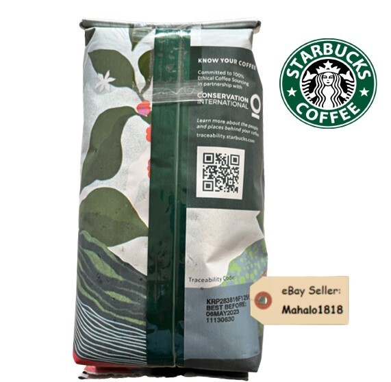 💕☕ Starbucks 100% Kona Coffee Whole Bean 8.8oz Bag Hawaii GREAT DEAL!