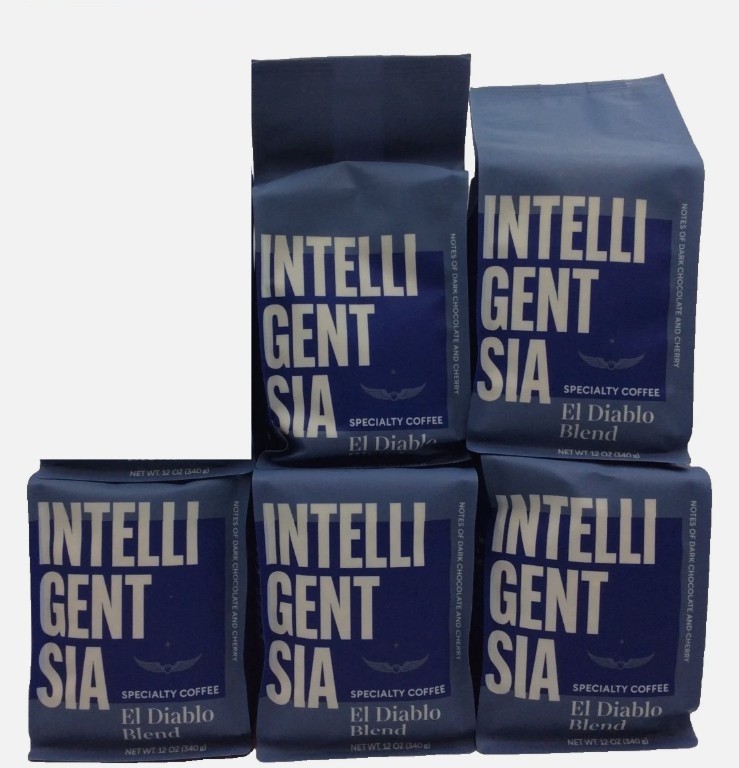 Intelligentsia El Diablo Blend Coffee, Dark Roast, Whole Bean, AUG/2026
