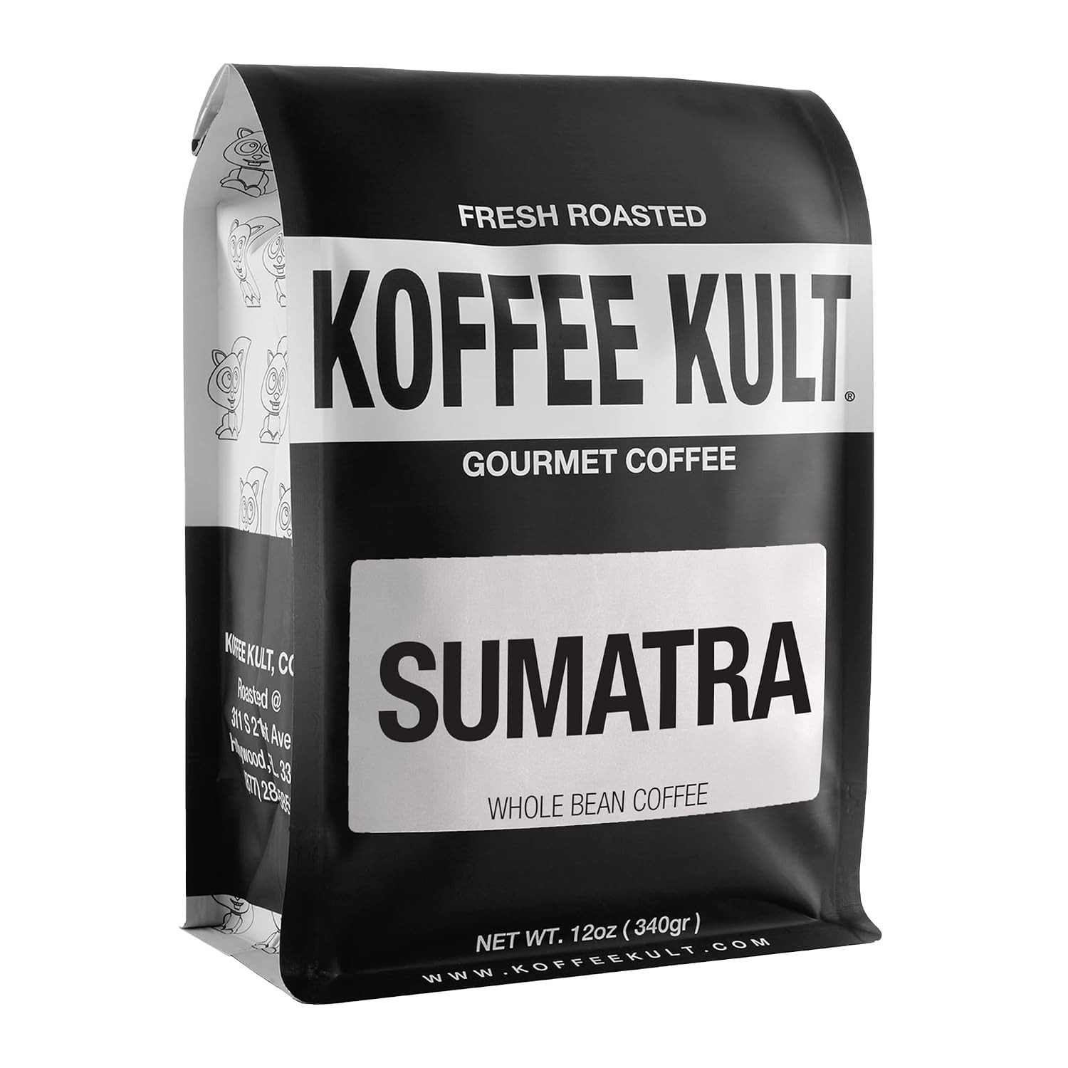 Koffee Kult Sumatra Coffee Beans Dark Roast – Indonesian Fresh Roasted Coffee Be
