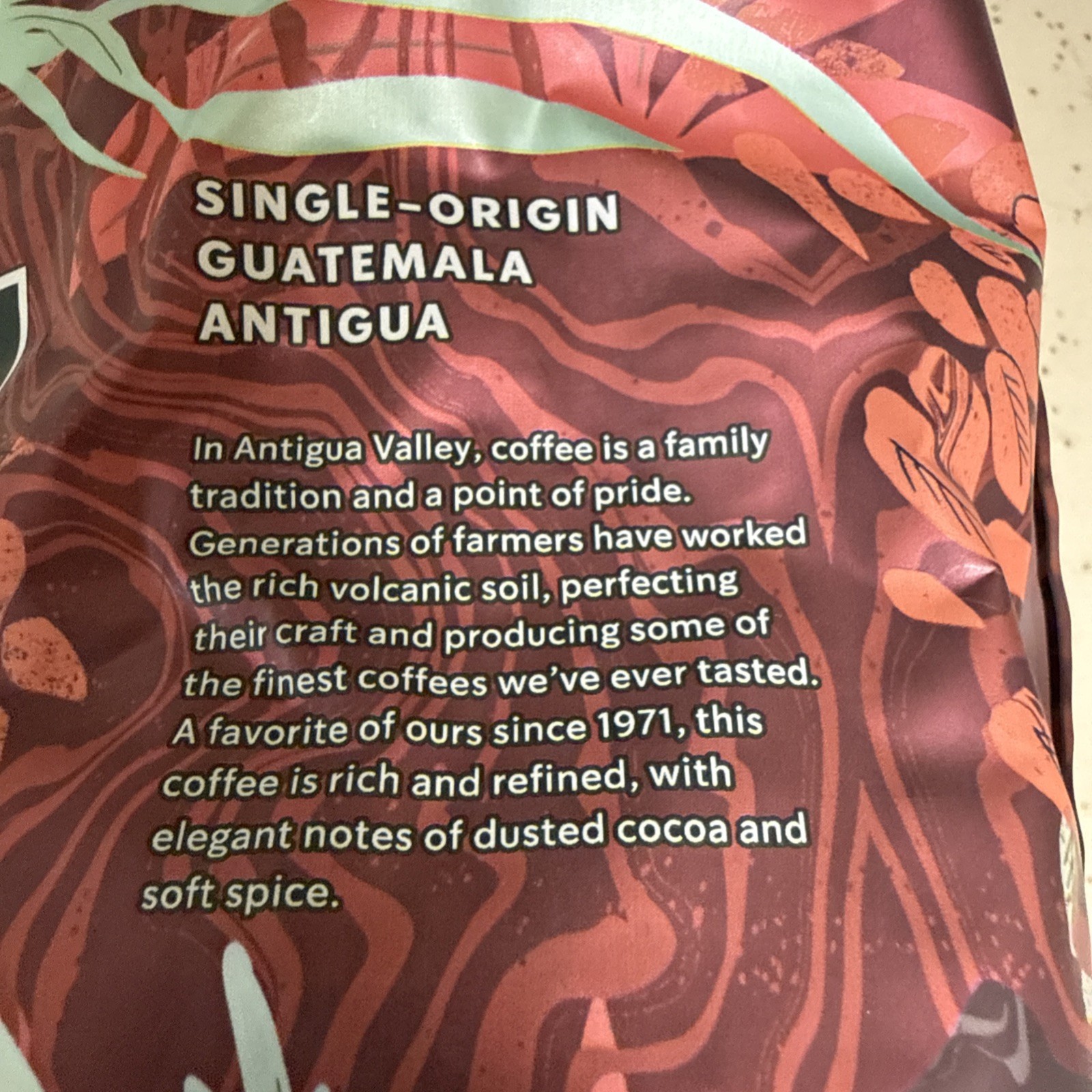 Starbucks Guatemala Antigua Whole Bean Coffee 1lb/16oz, Medium Roast Bag
