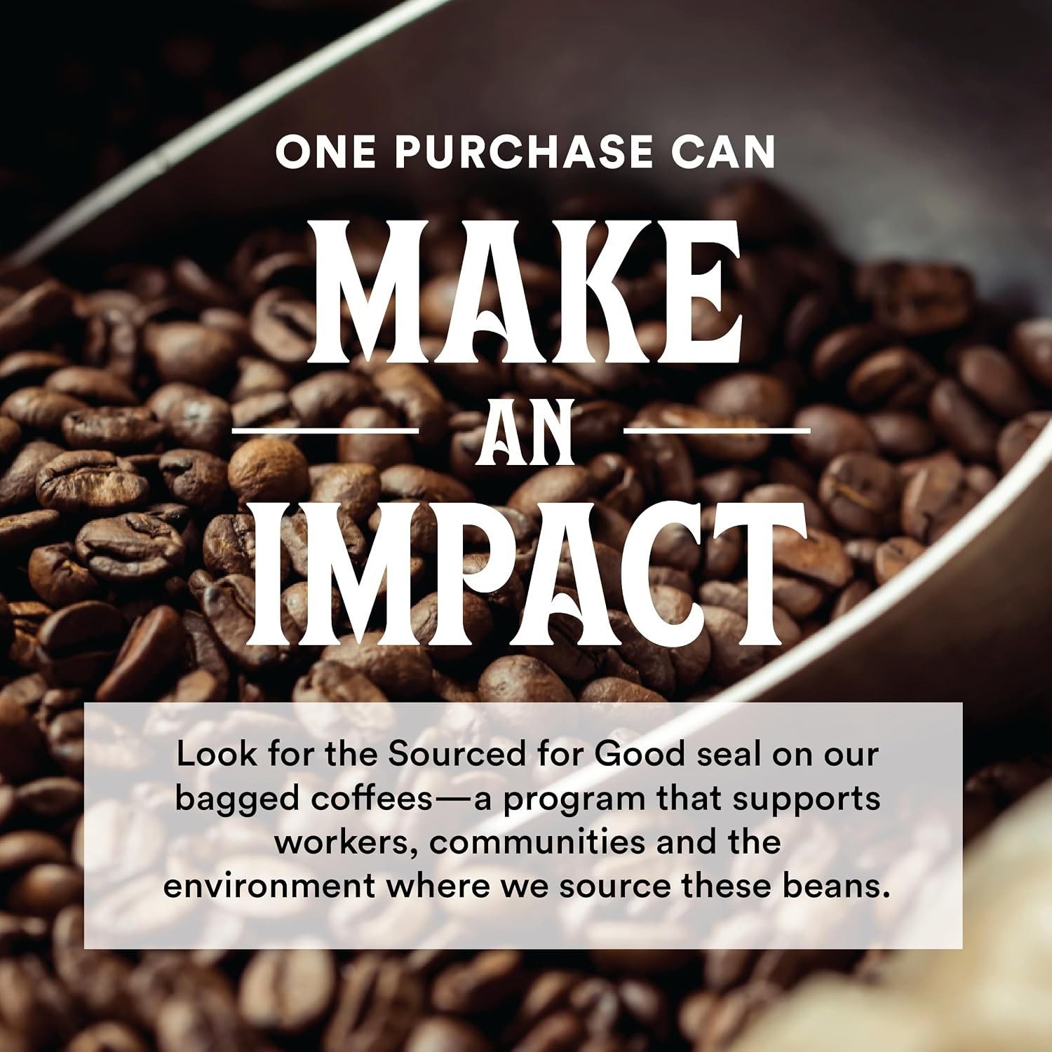 Organic Sierra Blend Whole Bean Coffee Medium-Dark Roast Dark Chocolate &