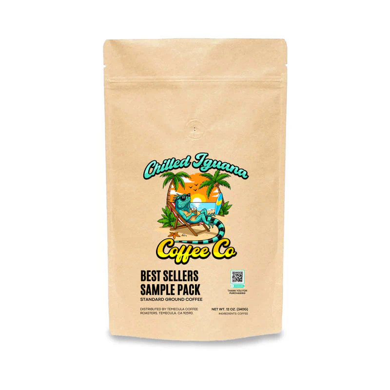 Best Sellers Sample Pack: 6Bean, Cowboy, Breakfast, Peru, Mexico, Bali