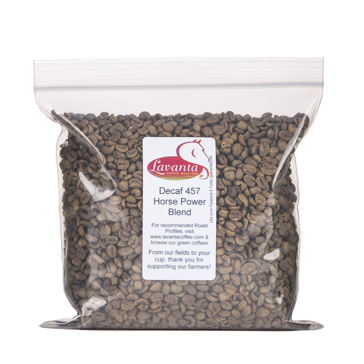 Lavanta Coffee ” Decaf 457 Turbo” Signature Blend Green or Roasted Coffee