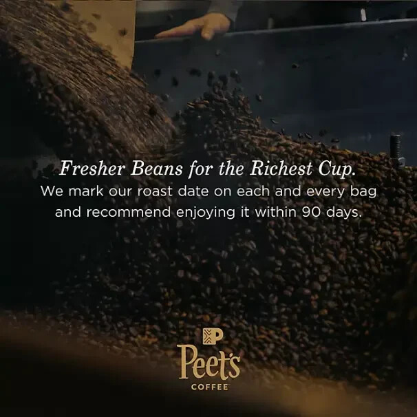 Peet’s Coffee Major Dickason’s Blend Coffee, Dark Roast, Whole Bean, 2 lb