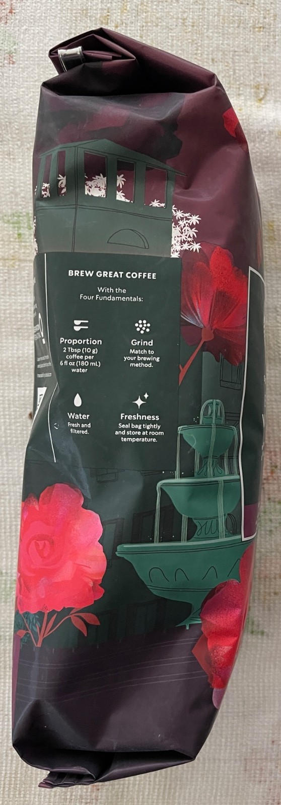 Starbucks 1 lb Bag Whole Bean Coffee Caffe Verona New