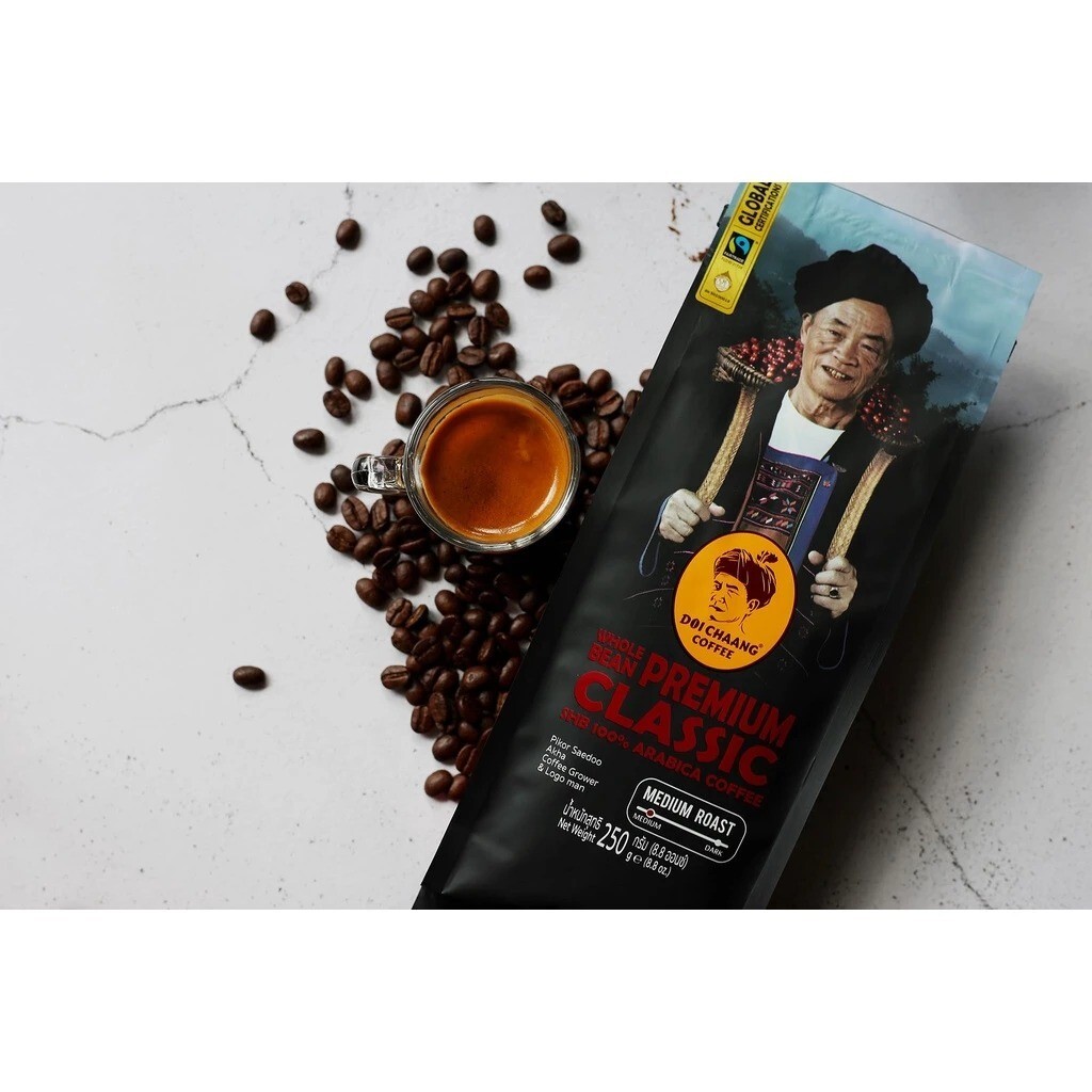 Doi Chaang Premium Classic 100% Arabica Coffee Medium Roast 250g (Whole Bean)