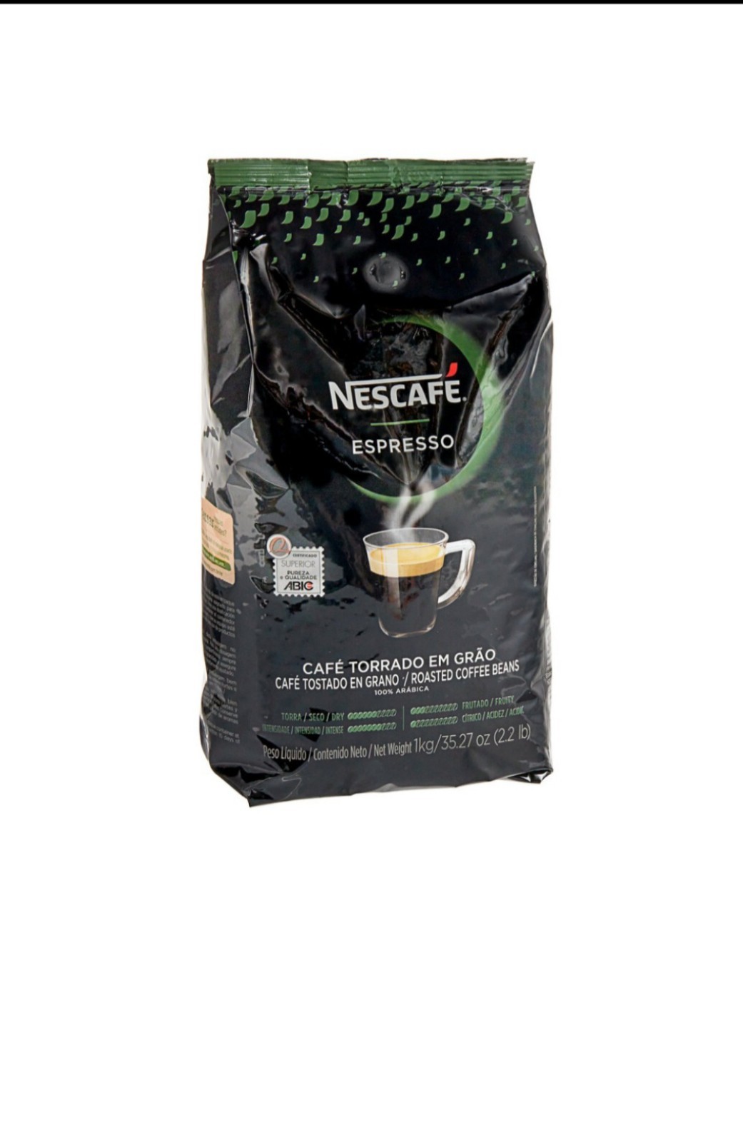 Nescafe Espresso Whole Bean Coffee, Medium Roast, 2.2 Lbs