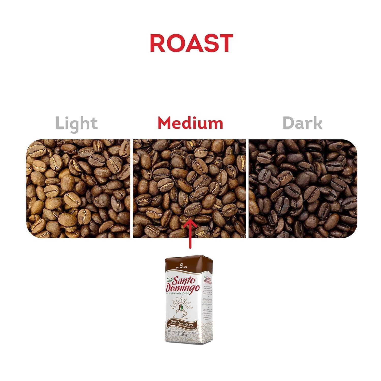 Café Santo Domingo, 16 oz Bag, Whole Bean Coffee, Medium Roast – Product from…