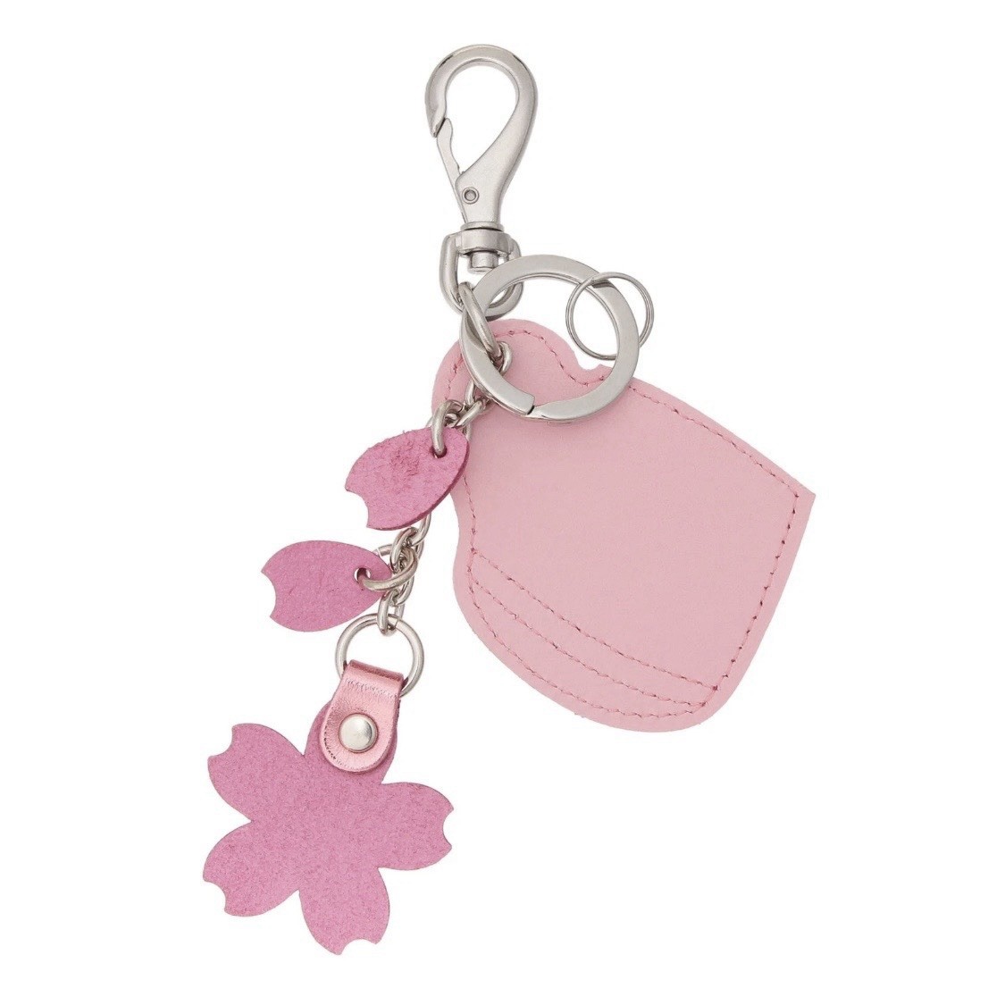 Starbucks Roastery Reserve Tokyo Japan SAKURA 2026 Pink Leather Keychain FS