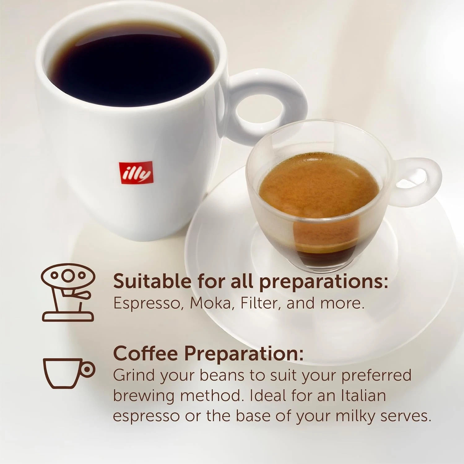 illy Arabica Selection India Dark Roast Coffee Beans 100% Arabica 8.82oz / 250g