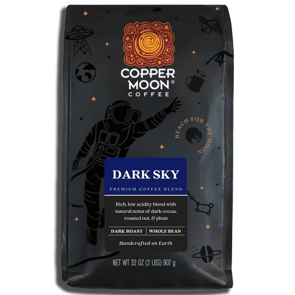 Dark Sky Blend Dark Roast Whole Bean Coffee – 2lbs