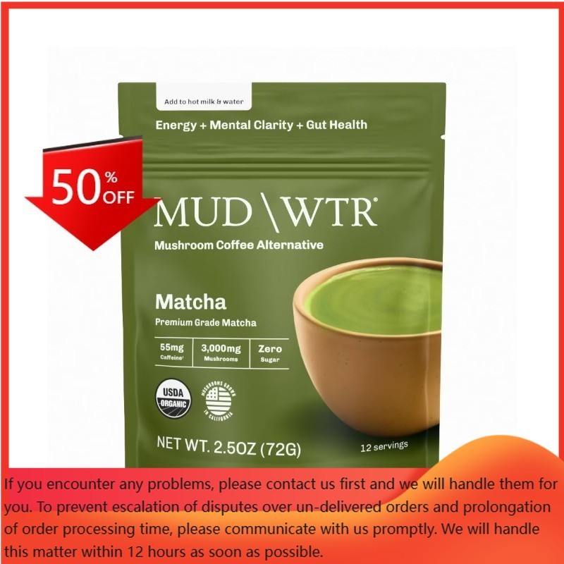 MUDWTR Organic Matcha Mushroom Coffee Alternative – 2.5oz