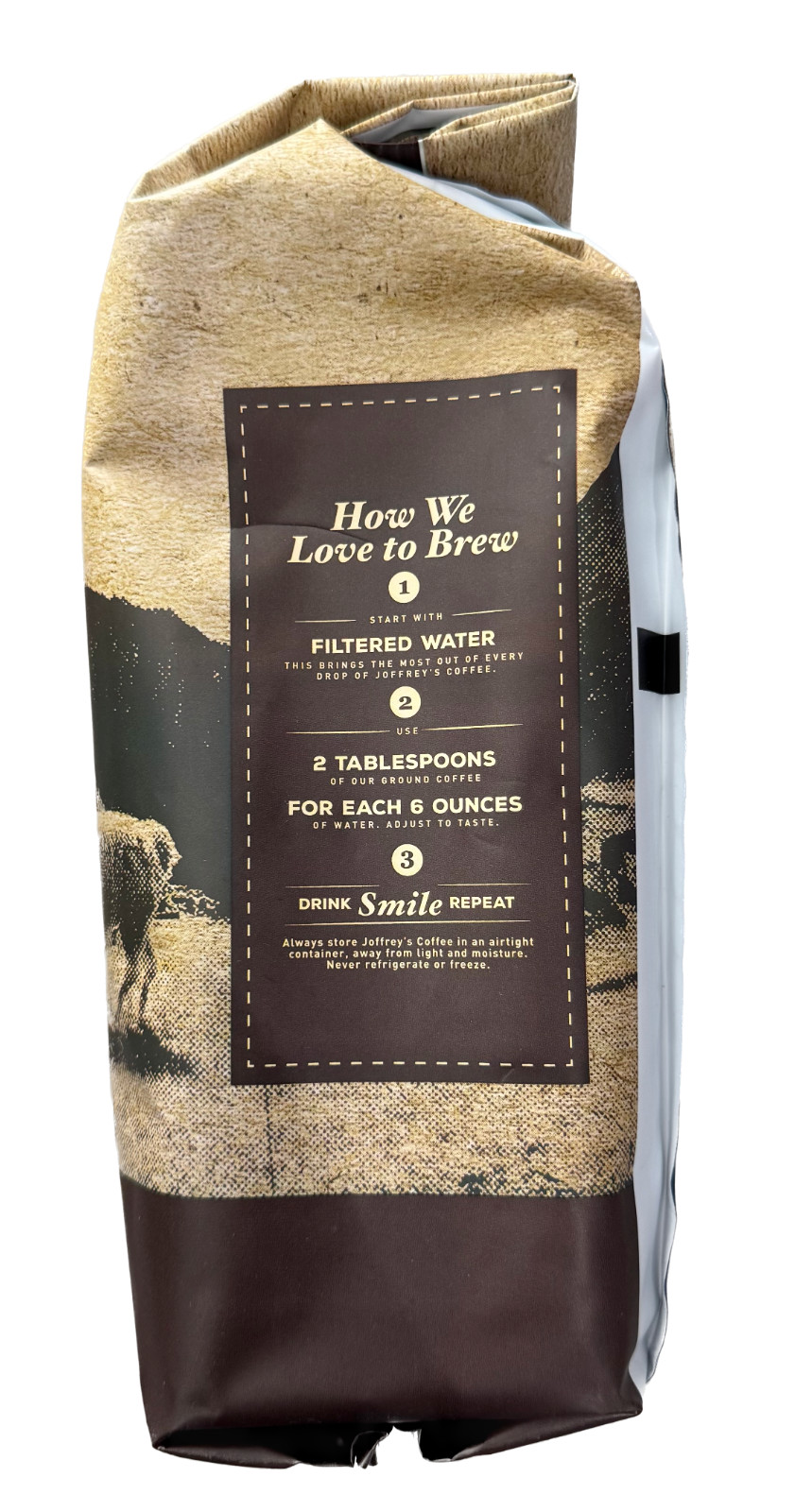 32oz Joffrey’s Peru Cajamarca Organic Medium Roast Whole Bean Coffee 32oz 2lb