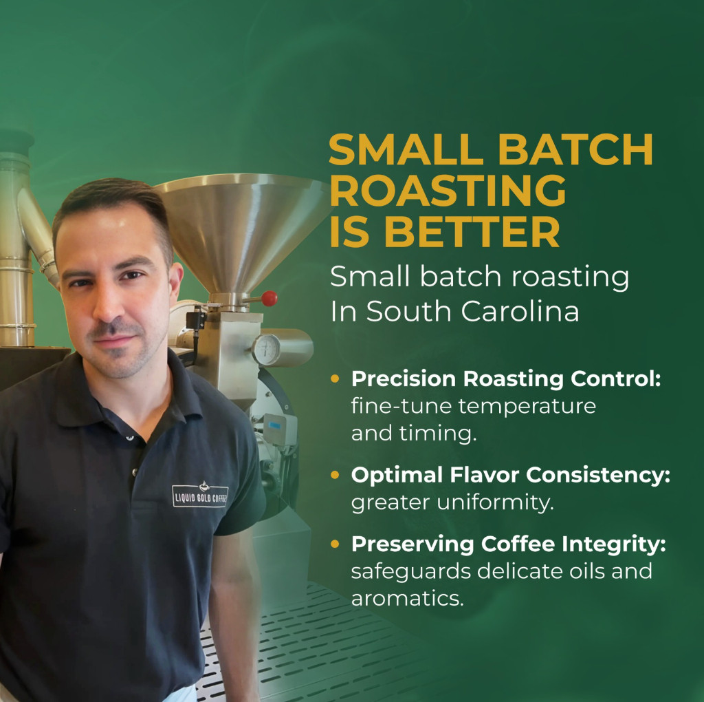 Coffee from Costa Rica Medium Roast Ground, Roasted Fresh in South Carolina