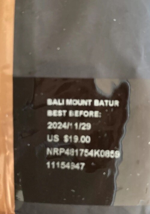 Starbucks 3x 8 Oz : 2 Bali, & 1 Tanzania Coffee Beans