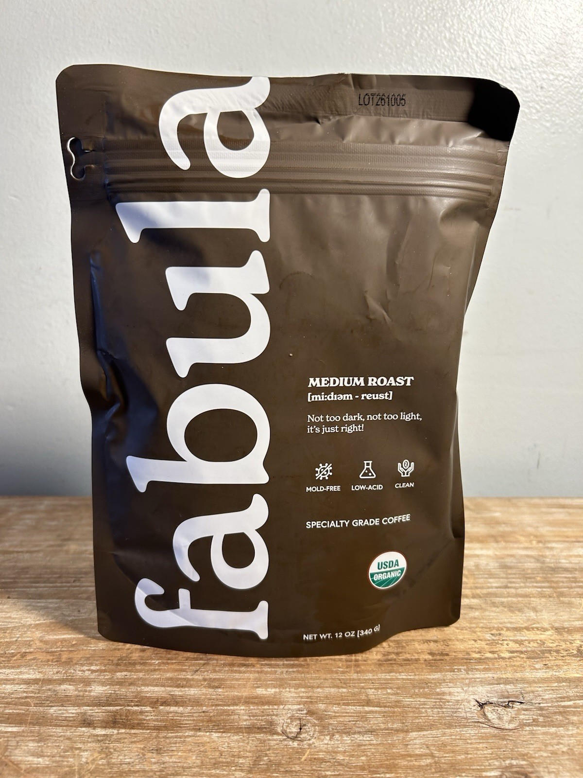 Fabula 100% Organic Coffee 12 Oz Medium Roast
