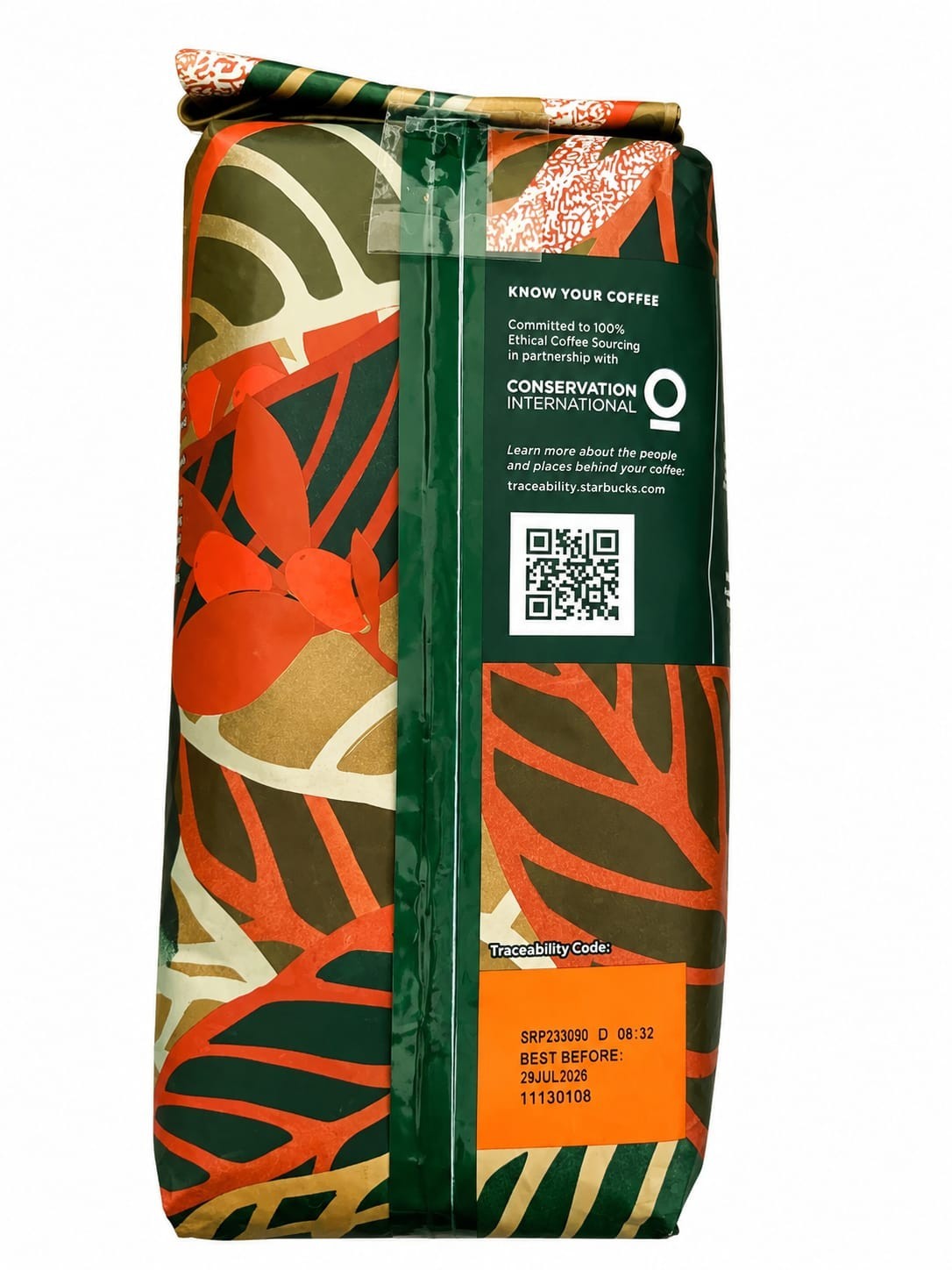 Starbucks Siren’s Blend Medium Roast Whole Bean Coffee 16oz Best by 07/29/26