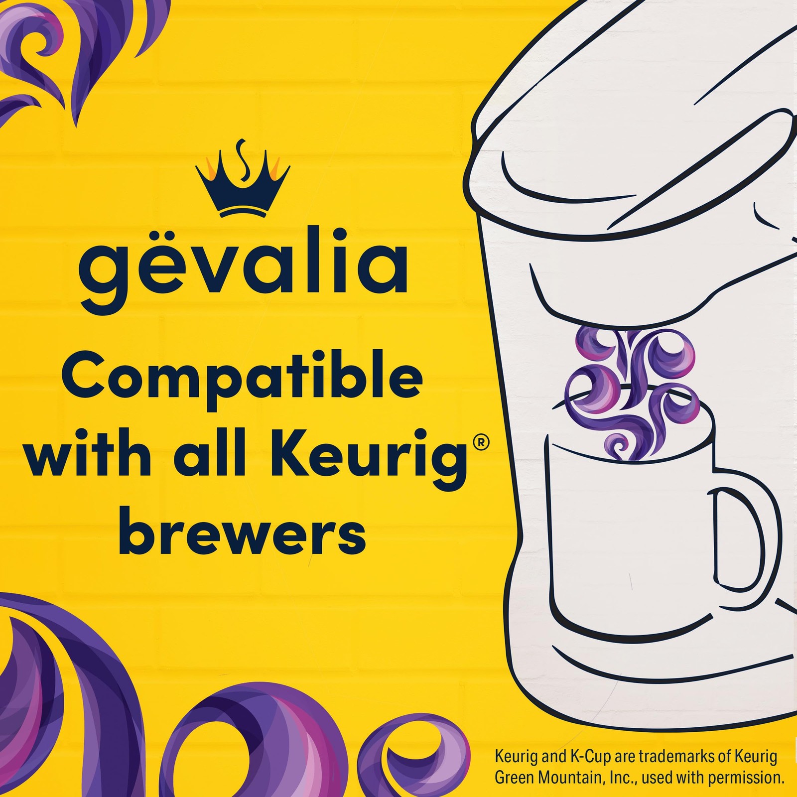 Gevalia Majestic Roast Bold K‐Cup Coffee Pods, 10 ct 3.4 Oz (Pack of 1)