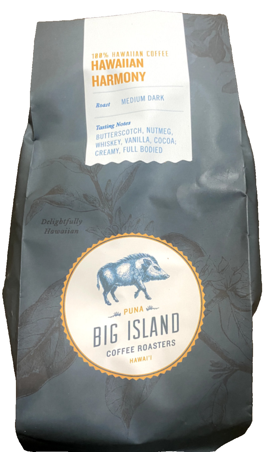 100% Kona Coffee-Big Island Coffee Roaster MedDark Harmony-Fresh Hawaii Coffee